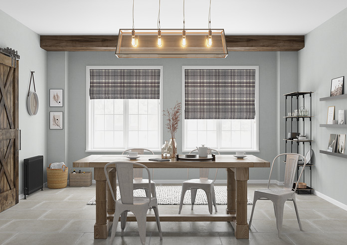 Highland, Dove Grey - Roman Blind - Image 5